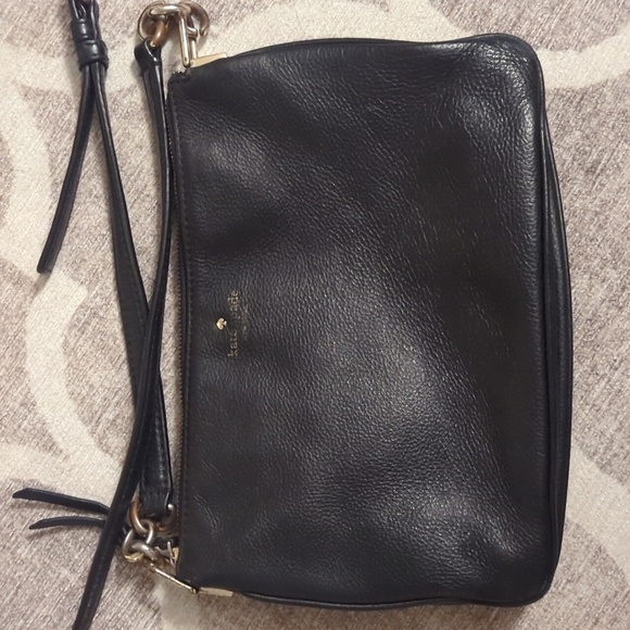 Kate Spade Pebbled Leather Crossbody Black - Picture 2 of 7